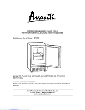 Avanti IM15SS Instruction Manual