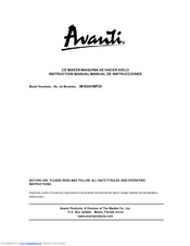 Avanti IMP25 Instruction Manual
