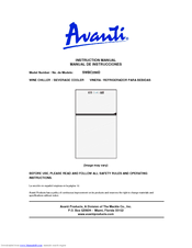 Avanti SWBC250D Instruction Manual