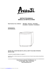Avanti BCA1802SS1 Instruction Manual