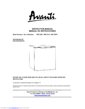 Avanti RM1732PS Instruction Manual
