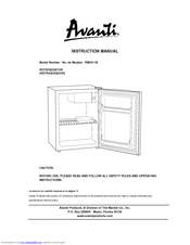 Avanti RM2411B Instruction Manual
