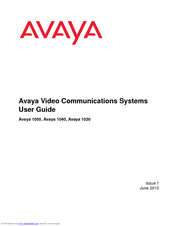 Avaya 1030 User Manual