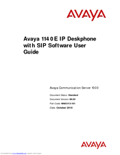 Avaya 1140E User Manual