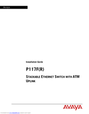 Avaya P117F(R) Installation Manual