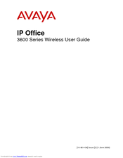 Avaya 3600 User Manual