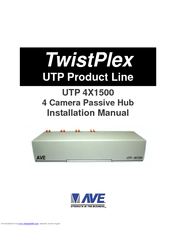 AVE UTP 4X1500 Installation Manual