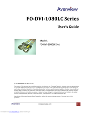 Avenview FO-DVI-1080LC-Set User Manual