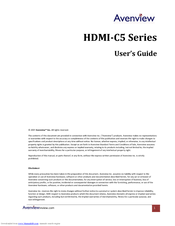 Avenview HDMI-C5-4 User Manual