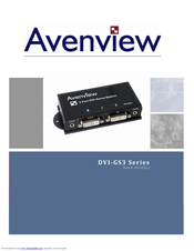 Avenview DVI-GS3 Series Specification Sheet