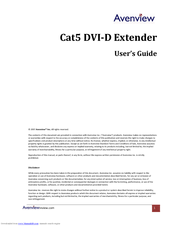 Avenview Cat5 User Manual