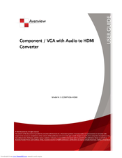 Avenview C-COMPVGA-HDMI User Manual