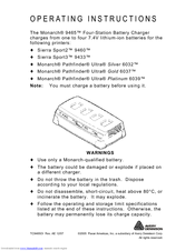 Avery Dennison MONARCH 9465 Operating Instructions