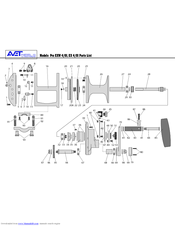 Avet Reels Fishing Reel EX 4/01 Parts List