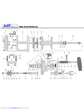 Avet Reels Fishing Reel Pro EX 4/02 Parts List