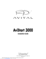 Avital AviStart 3000 Installation Manual