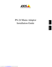 Axis PS-24 Installation Manual