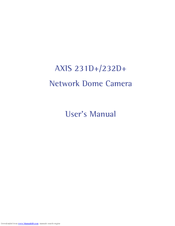 Axis 231D+/232D+ User Manual