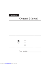 Ayre V-6x Owner's Manual
