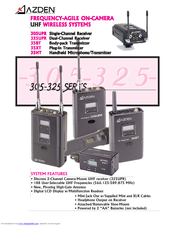 Azden Body-pack Transmitter 35BT Specifications