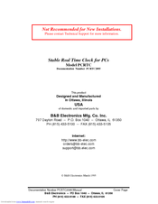 B&B Electronics PCRTC Owner's Manual