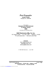 B&B Electronics Port Expander 232PE User Manual