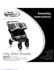 Baby Jogger ASTM F833-07A Assembly Instructions Manual