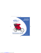 Baby Jogger Double Jogging Assembly Instructions Manual