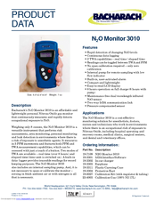 Bacharach 3010 Product Data