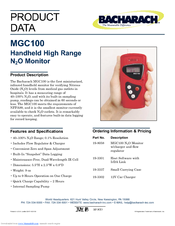 Bacharach MGC100 Product Data