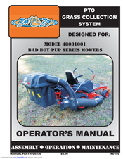 Bad Boy 48031001 Operator's Manual