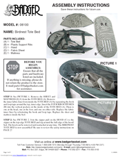 Badger Basket 8100 Assembly Instructions