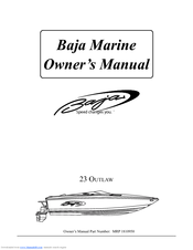 Baja Outlaw 23 Owner's Manual