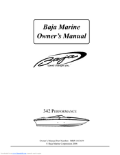 Baja Performance 342 Owner's Manual