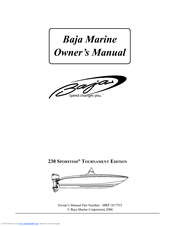 Baja Sportfish Tournament Edition 230 Owner's Manual