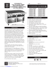 Bakers Pride Gas Char Broiler F-60R Specifications