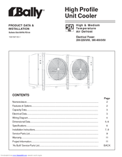 Bally BHP252HA-T7A Product Data