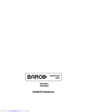 Barco R9000908 Owner's Manual