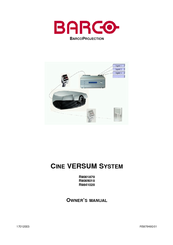 Barco R9005010 Cine VERSUM Master Owner's Manual