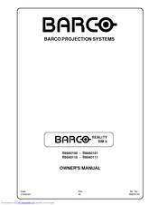 Barco R9040110 Owner's Manual