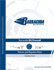 Barracuda Networks NG FIREWALL Release Notes