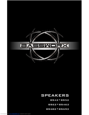 Bassworx BS Speakers BS462 Owner's Manual