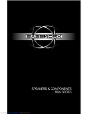 Bassworx BSX Series Owner's Manual