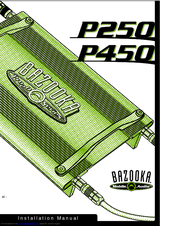 Bazooka Pro2O P450 Installation Manual