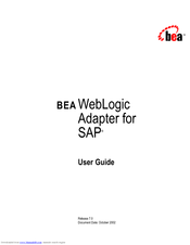 BEA BEAWebLogic User Manual