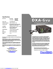 Beachtek DXA-6vu Operating Instructions