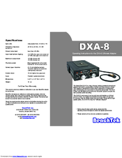 Beachtek DXA-8 Operating Instructions