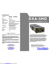 Beachtek High Definition Adapter DXA-6HD Operating Instructions