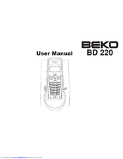 Beko BD 220 User Manual