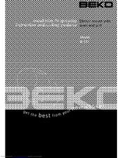 Beko D531 Installation & Operating Instructions And Cooking Guidance
